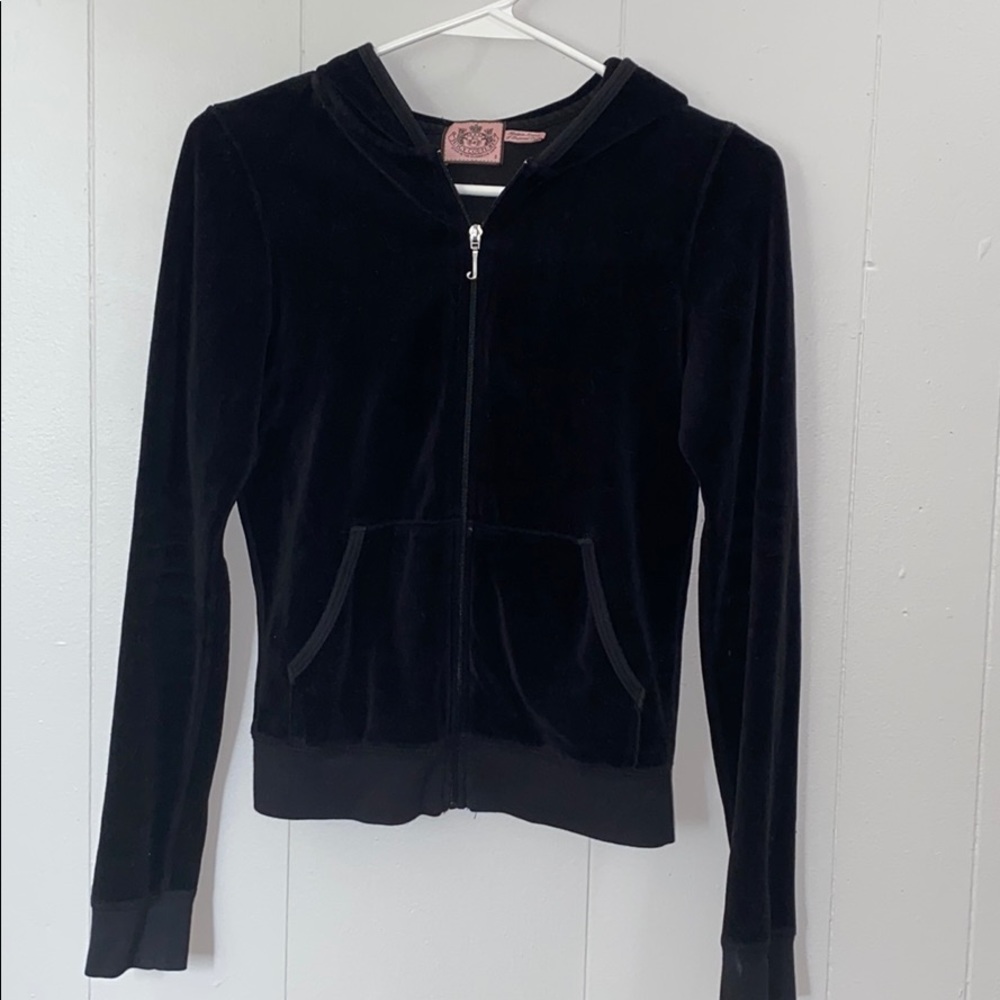 Black Juicy Zip-Up